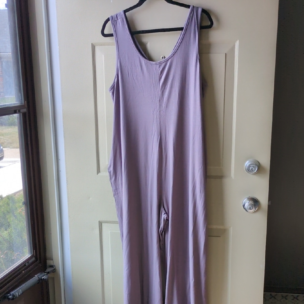 Gray Romper With Pockets